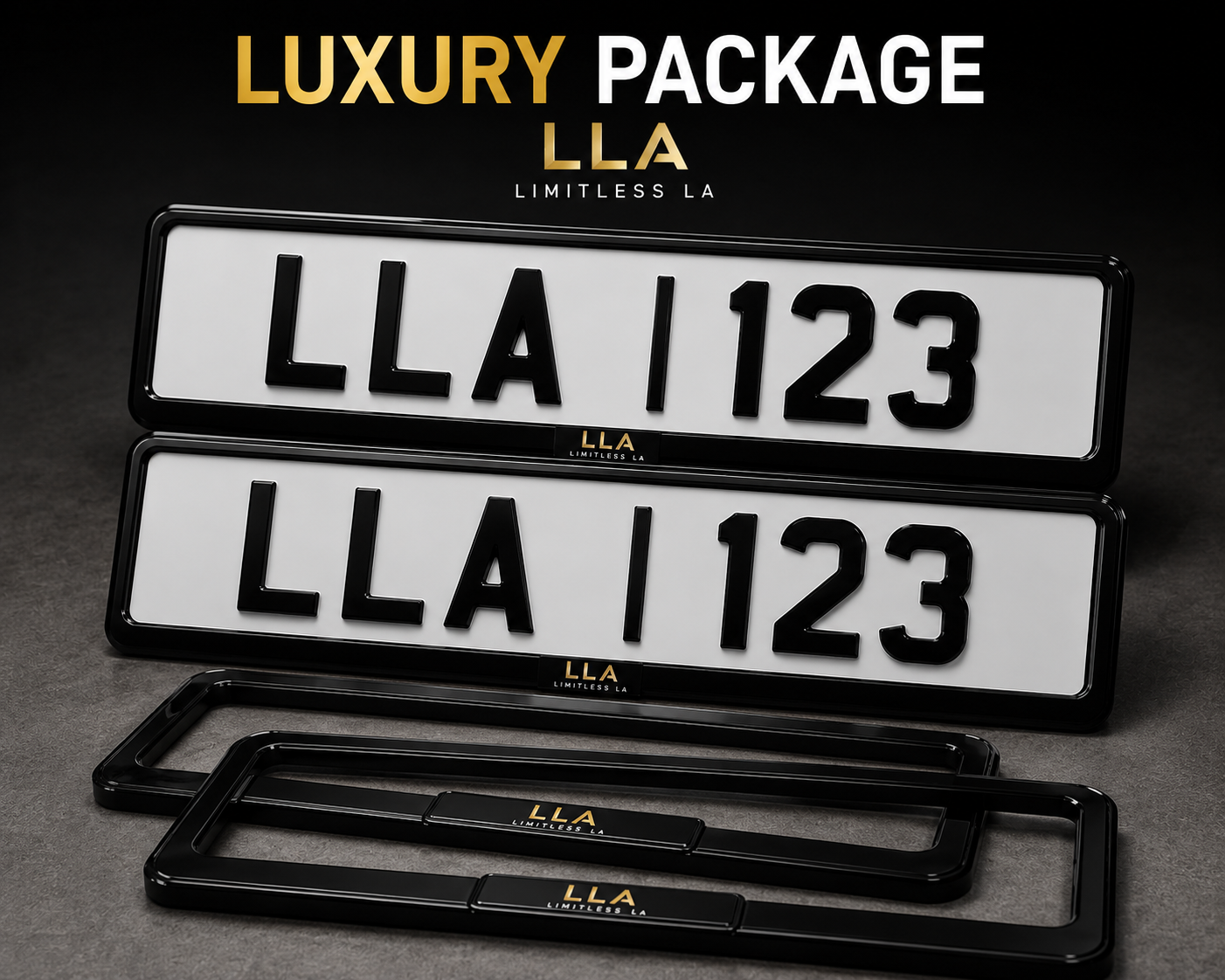 Luxury Plate & Holder Package