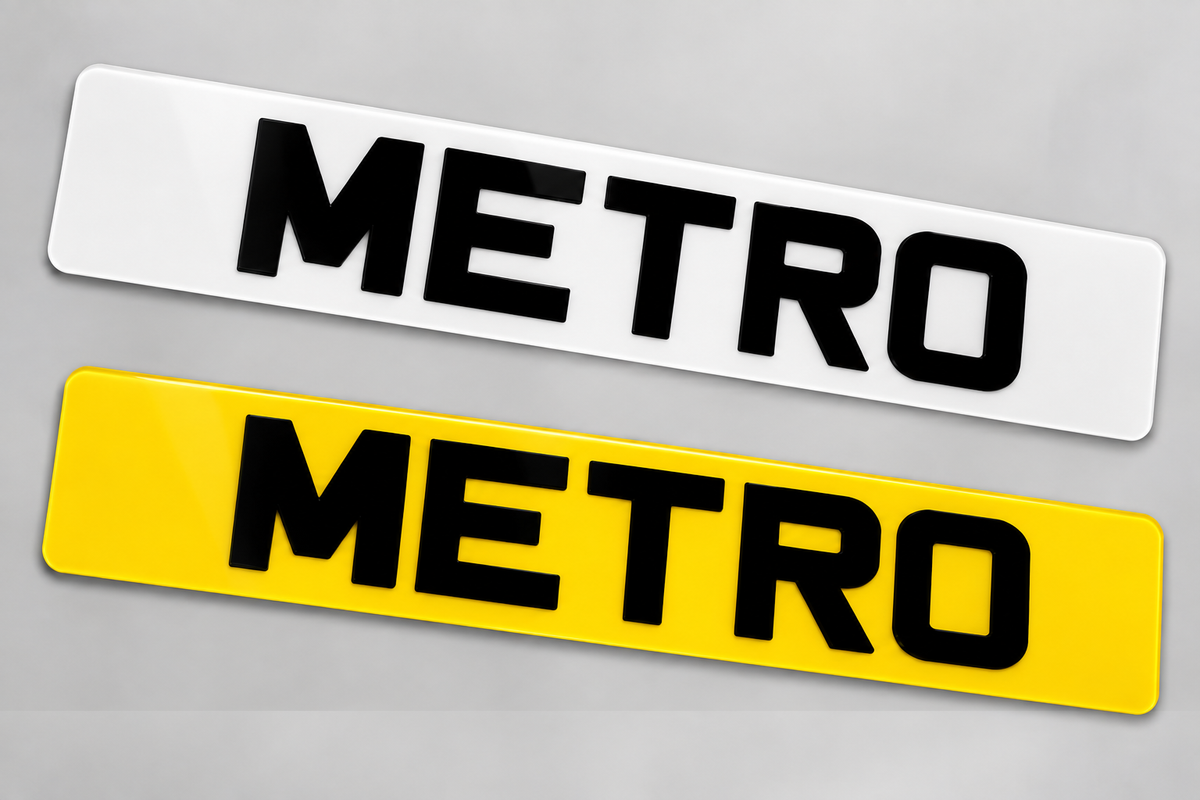 Metro Digit Number Plates
