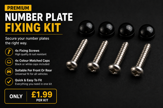 Number Plate Fixing Kit
