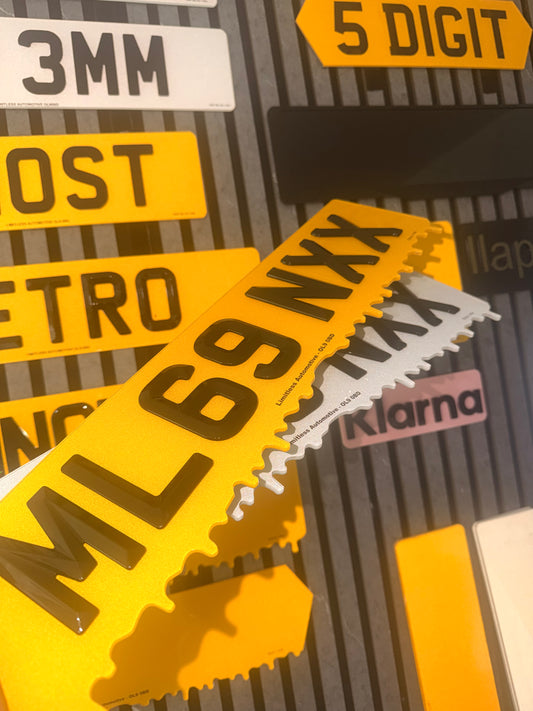 Drip Number Plates