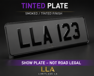 Tinted Registration Plates