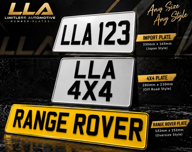 Import / 4x4 / Range Rover Plates