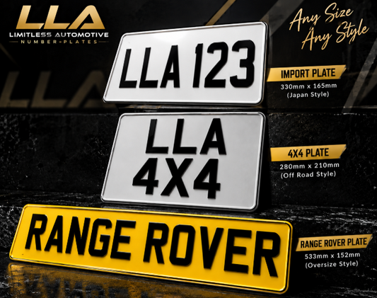 Import / 4x4 / Range Rover Plates