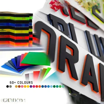 Coloured 4D GEL Character Plates