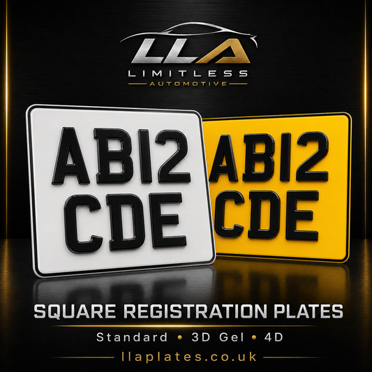 Square Registration Plates